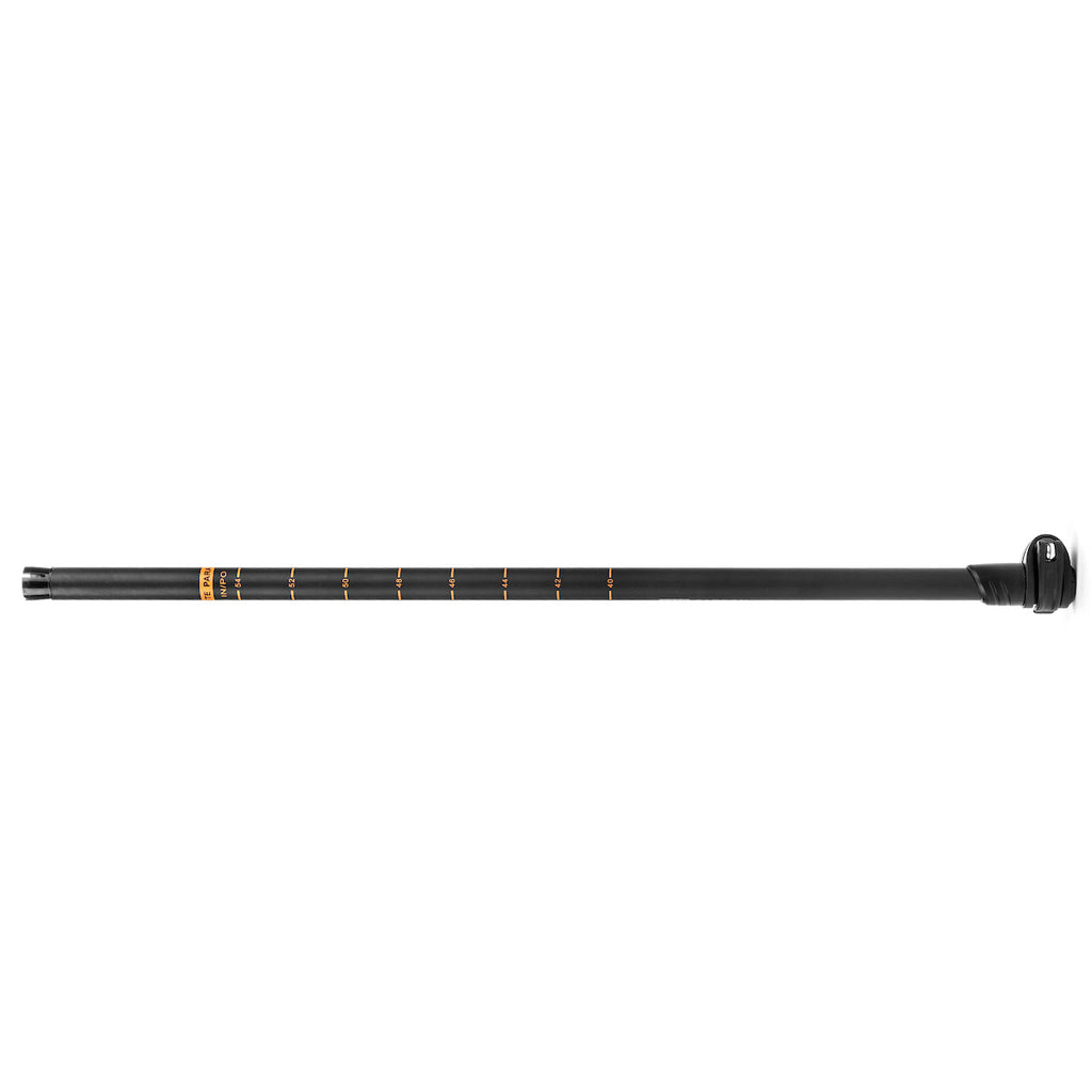 Carbon Fiber Quick Lock Pole Middle Section Replacement: Matte Black - Orange Logo