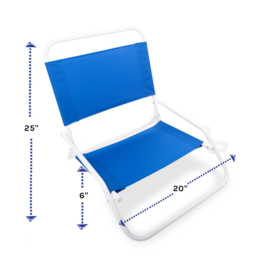 Low Profile Beach Chair - 2 Pack