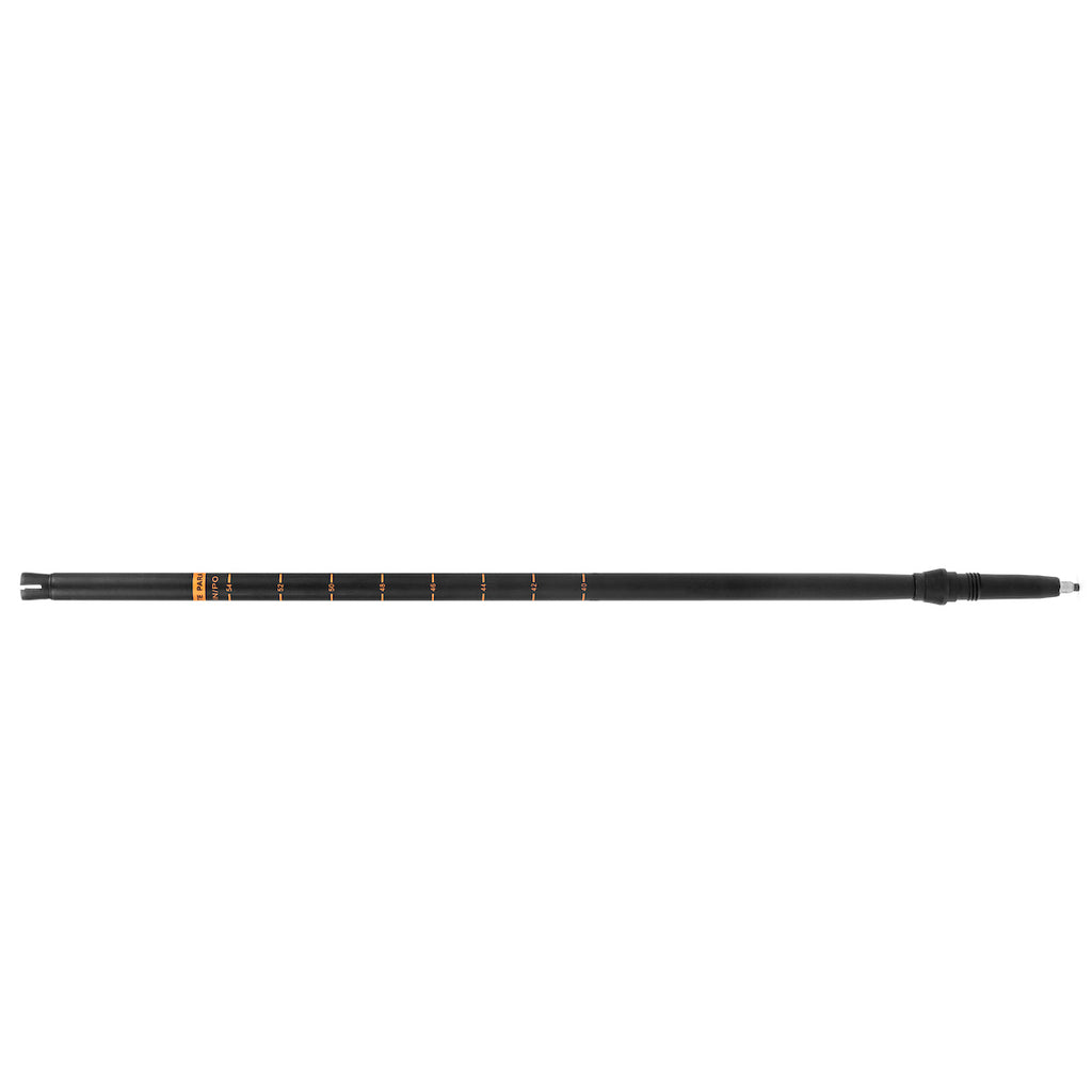 Carbon Fiber Quick Lock Pole Lower Section Replacement: Matte Black - Orange Logo