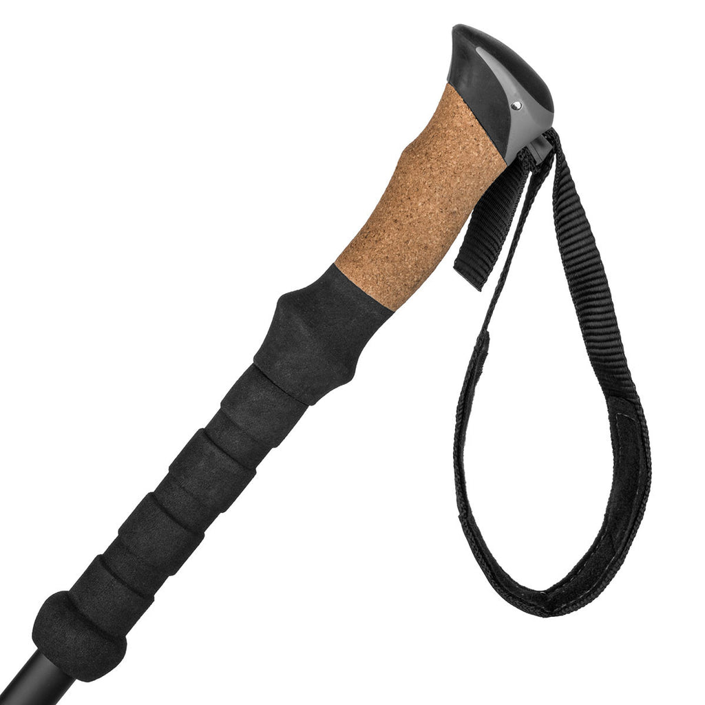 Cascade Mountain Tech Carbon Fiber Folding Trekking Poles Cork Grip