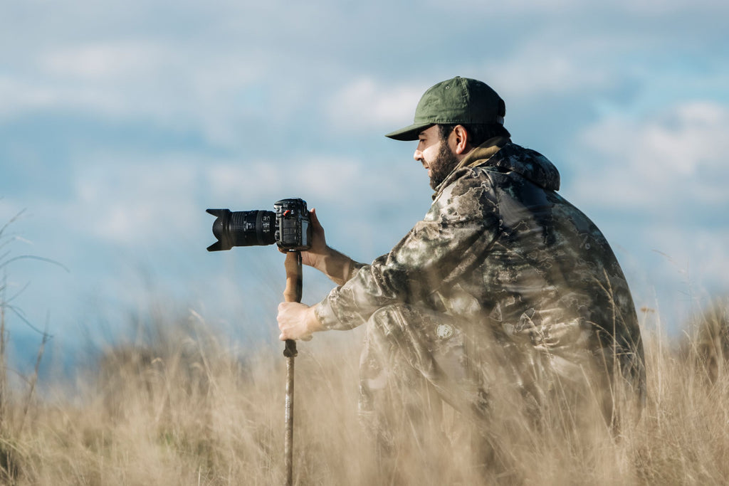 Carbon Fiber Monopod with Mossy Oak Elements Contour Pattern